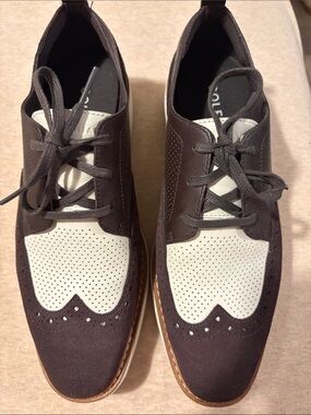 Cole Haan OriginalGrand W32061 Oxford Brown Wingtip Platform Shoes